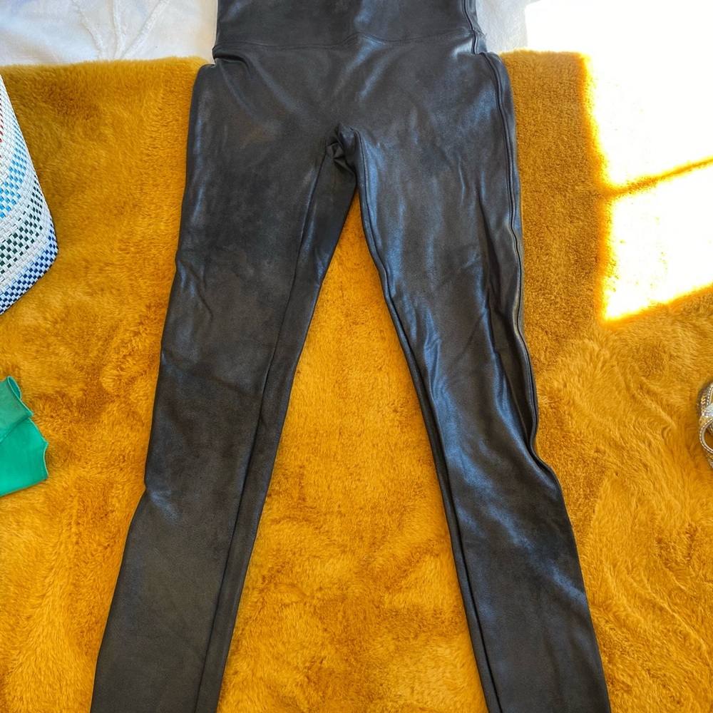 Spanx Faux Leather Leggings
